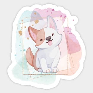 cute dog Sticker